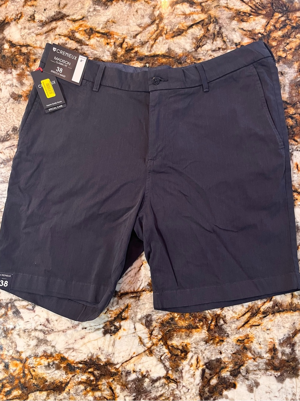 Daniel Cremieux Dark Navy Flat Front Performance Shorts